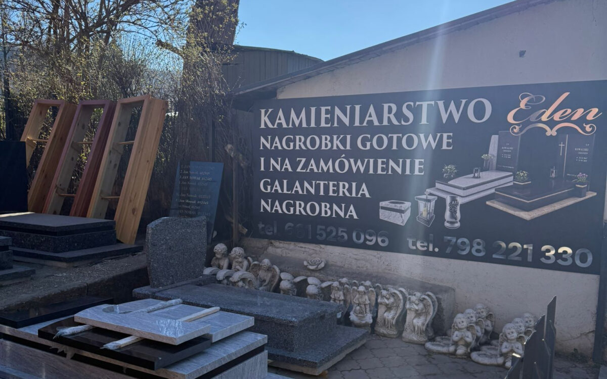 Zakład Pogrzebowy Eden - kamieniarstwo